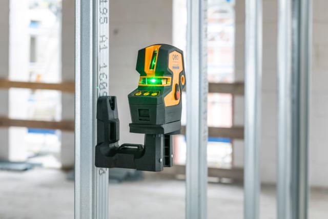 Crosspointer 5 Grøn streg/punktlaserTestTobias