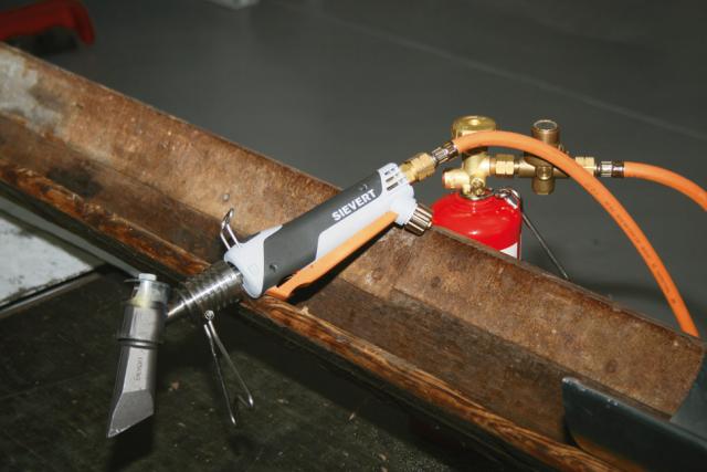 Titan-loddebrænder m. 350 g bolt