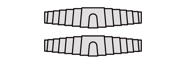 Fjeder, 2 stk, 2,4,7,8,9,10,11