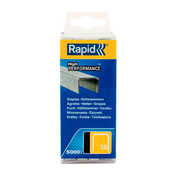 Rapid Nr. 13 fintrådshæfteklammer 14 mm, 5000 stk./pk.