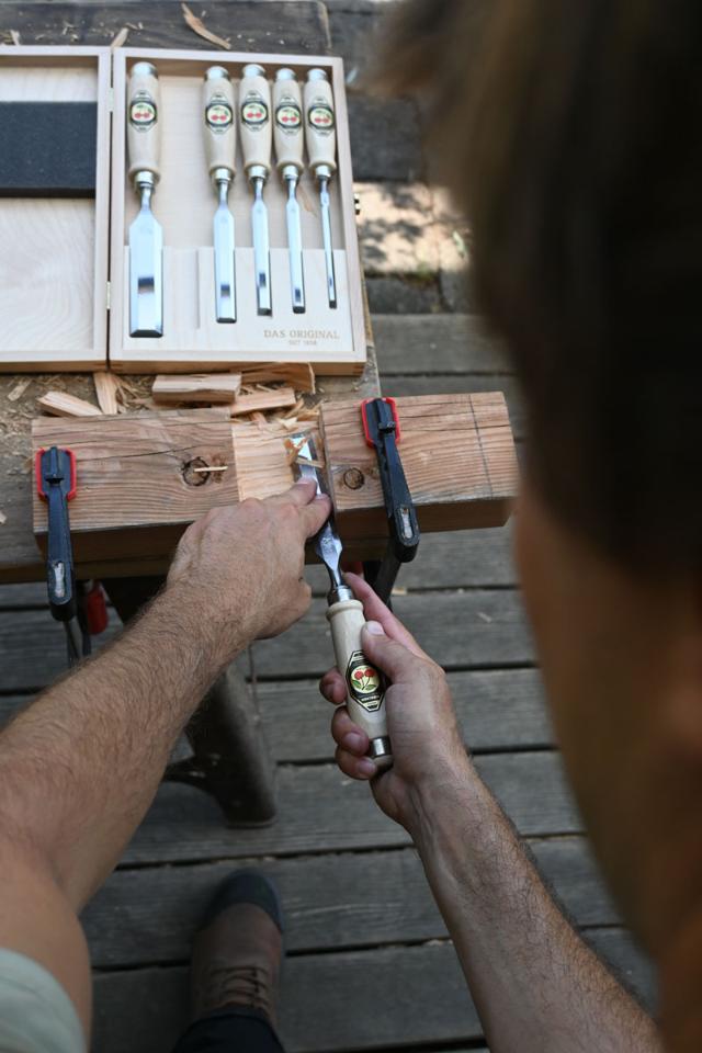 Stemmejernsæt 6 dele med træhæfte