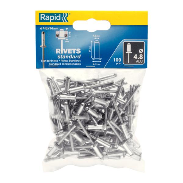 Rapid standardnitter Ø 4,8 x 14 mm