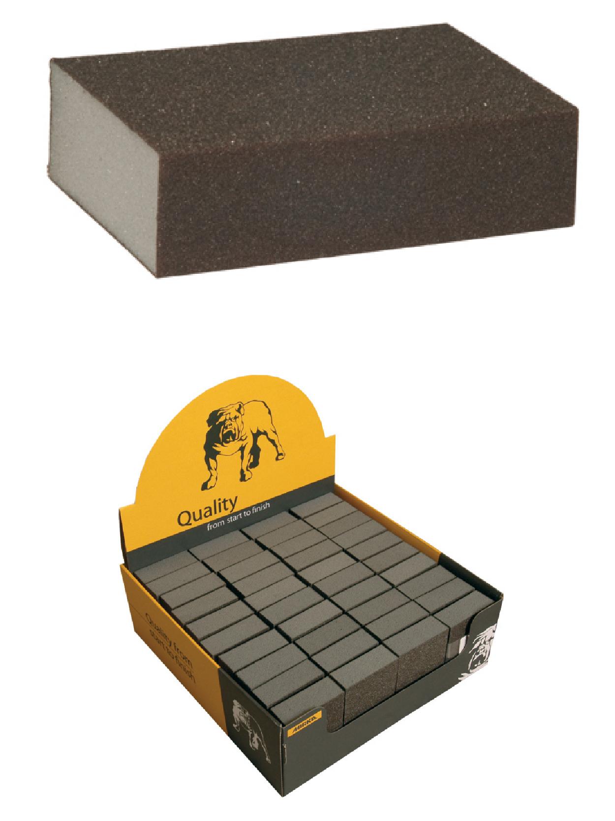 Mirka slibesvamp 100 x 70 x 28 mm, p60/100, 40 stk./pk.