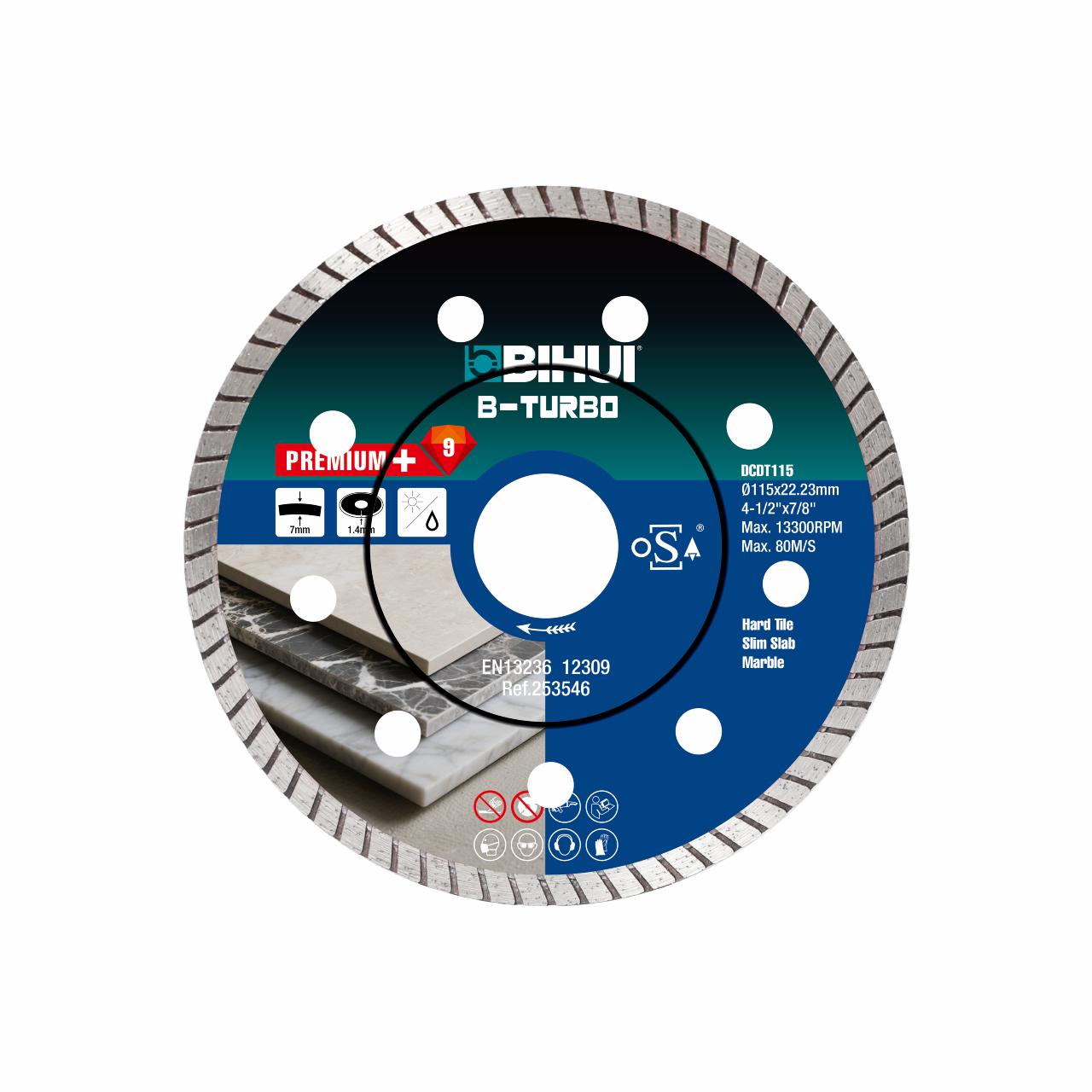 BIHUI diamantklinge B-FAST 125 mm 