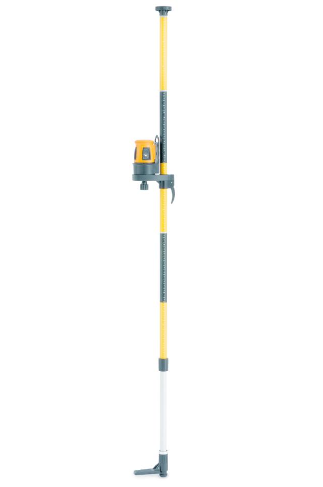 Teleskopstang 3,4 m m/holder til streglaser