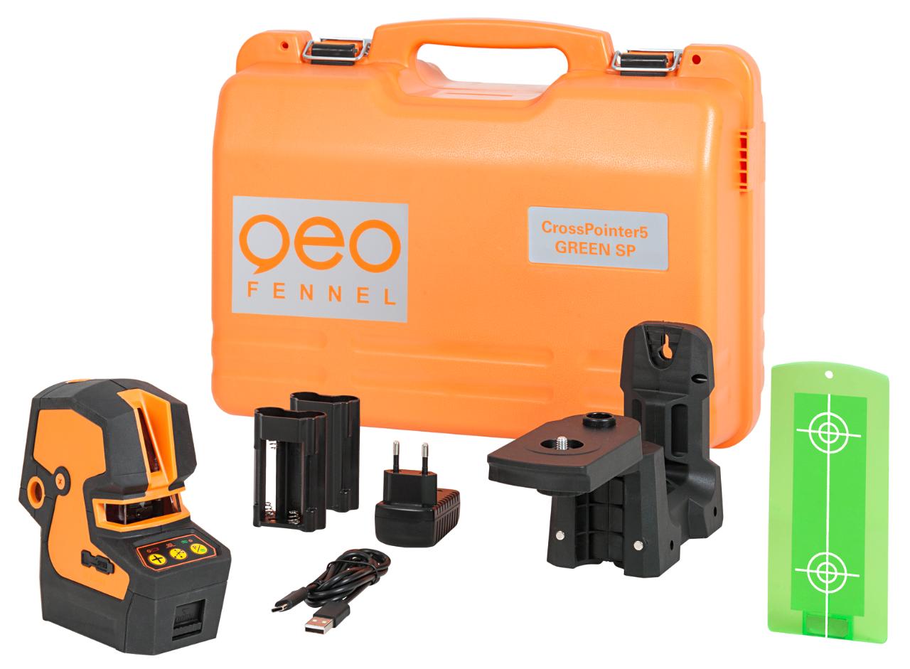 Crosspointer 5 Grøn streg/punktlaser