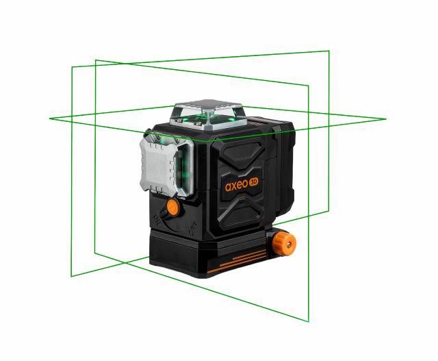 AXEO3D grøn laser 3 linjer