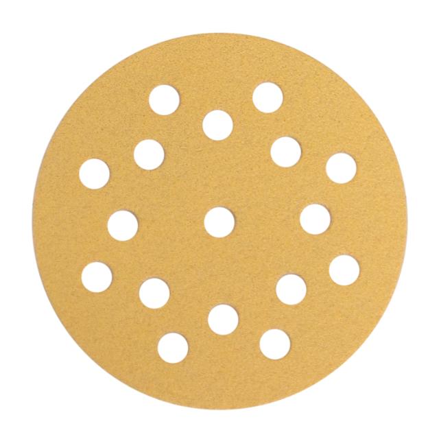 Mirka Gold sliberondel med 17 huller, 125 mm