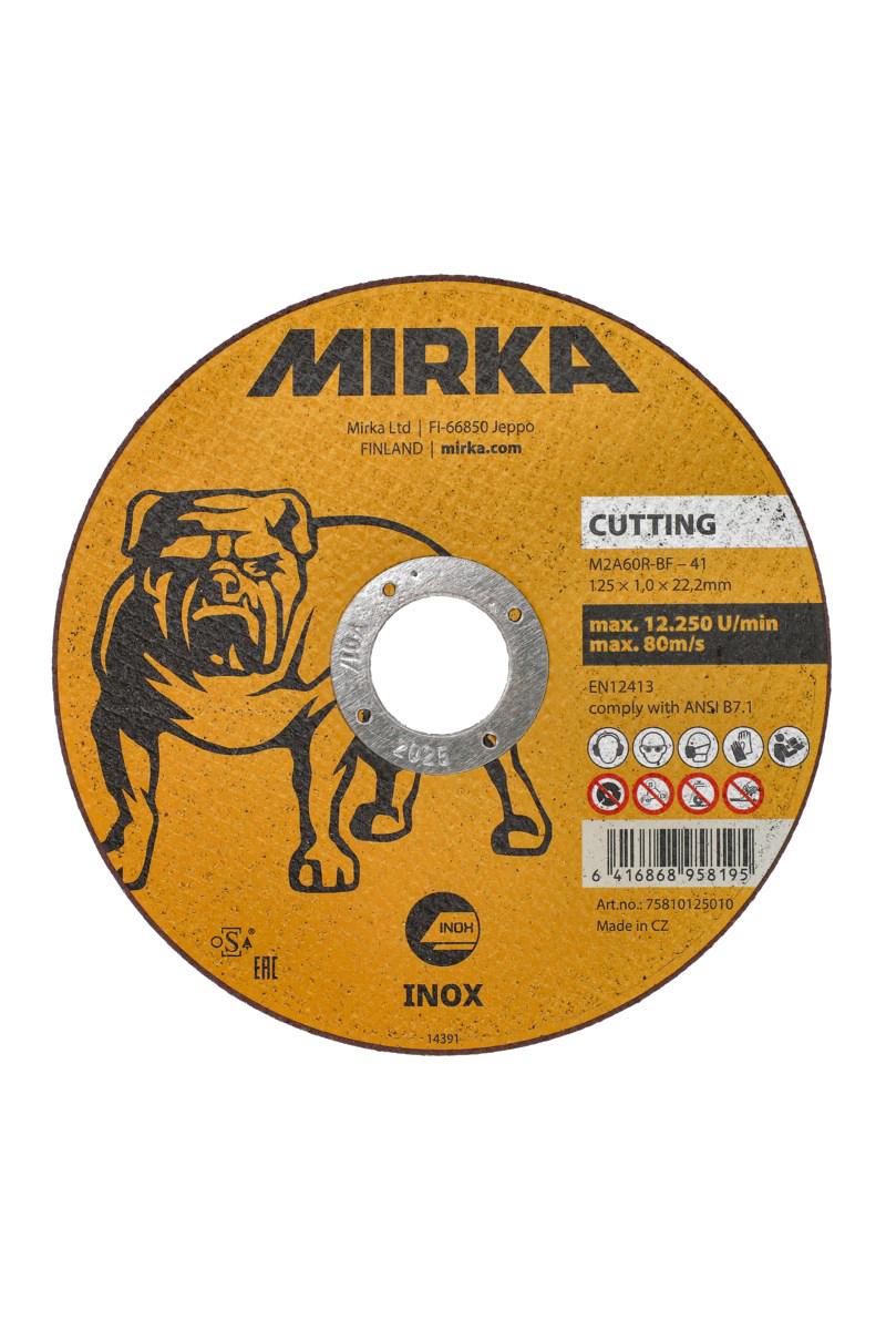 Mirka INOX skæreskive, 1,0x125mm