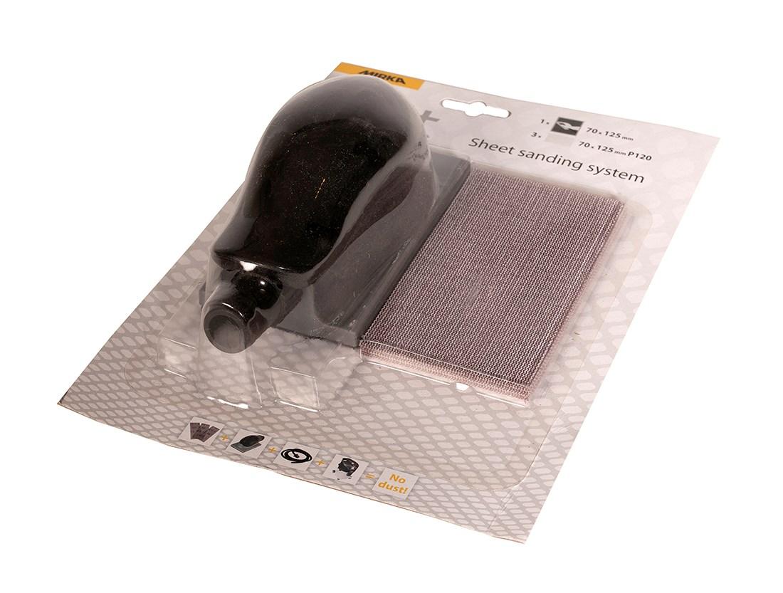 Mirka slibeklods Grip, 70 x 125 mm, m/ 3 ark P120