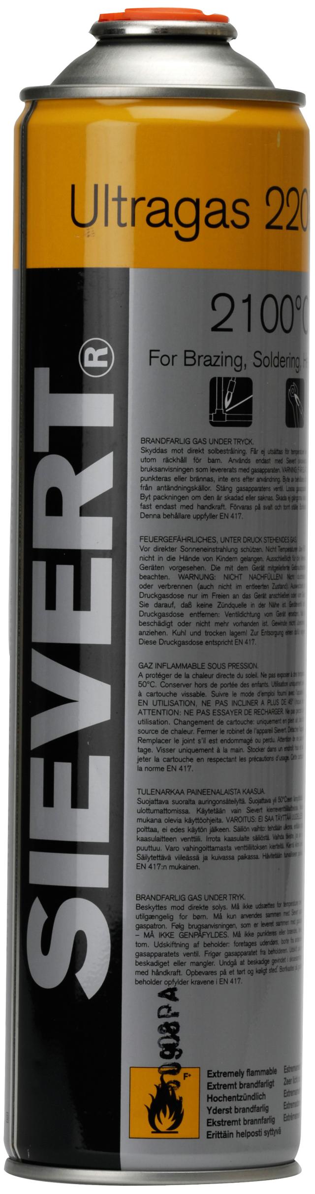 Gasdåse Ultragas, 380 ml