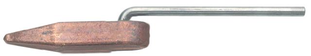 Loddebolt 380 gr., lige spids