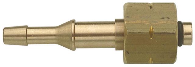 Slangenippel m/svirvel 3/8LH