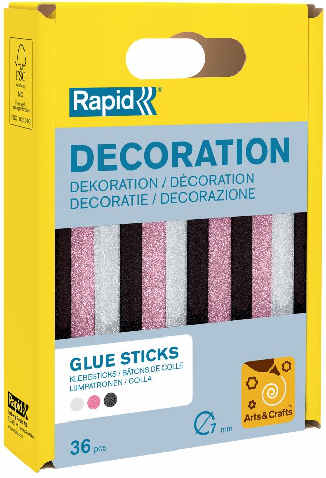 Limstift glitter farvet Ø7 (36)