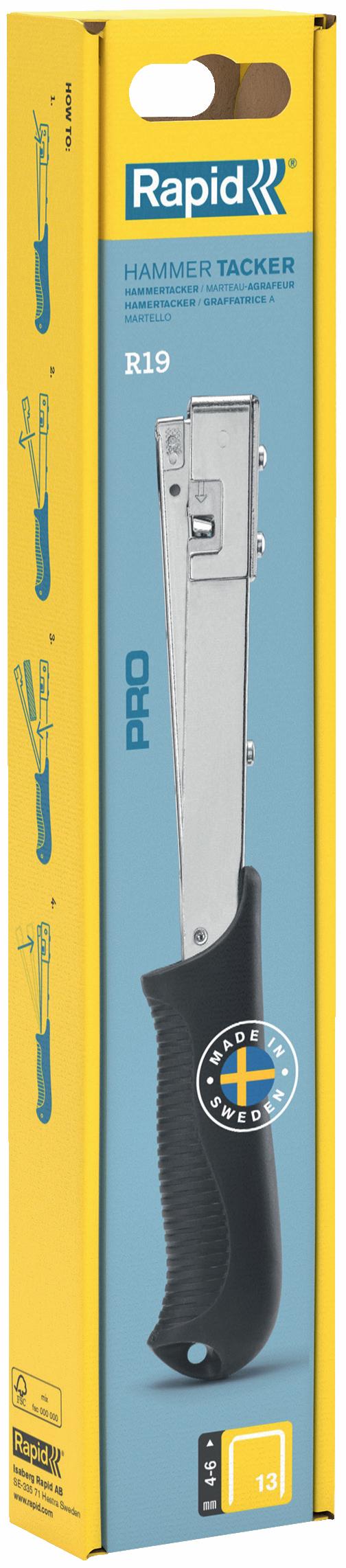 Rapid PRO R19E hæftehammer