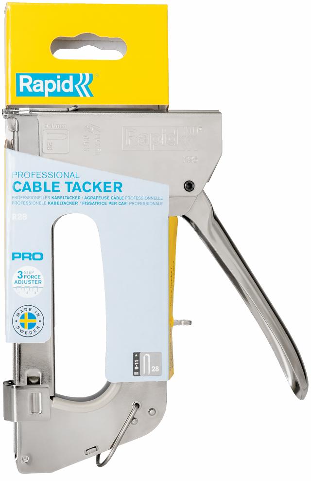 Rapid PRO R28E hæftepistol til kabler