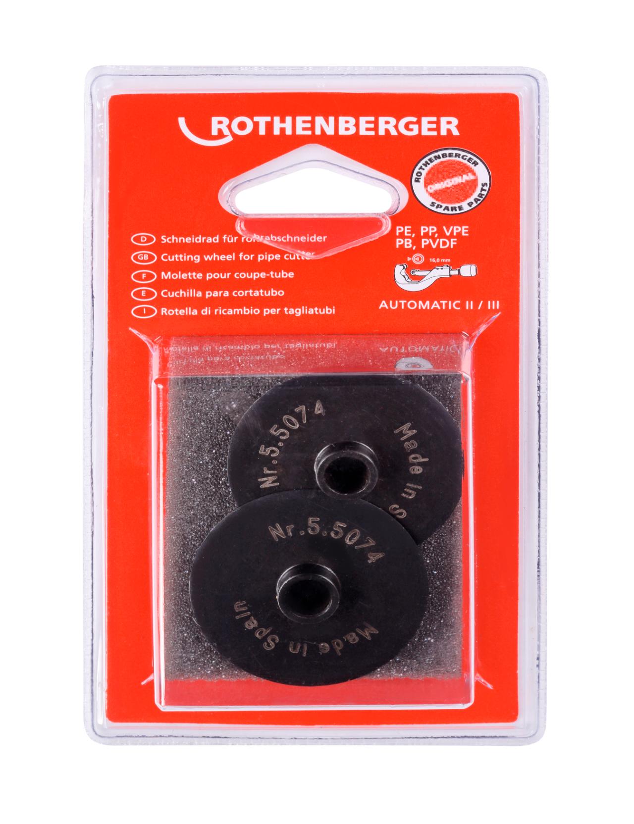 Skærehjul 16 mm til ROCUT 110/160 rørskærer