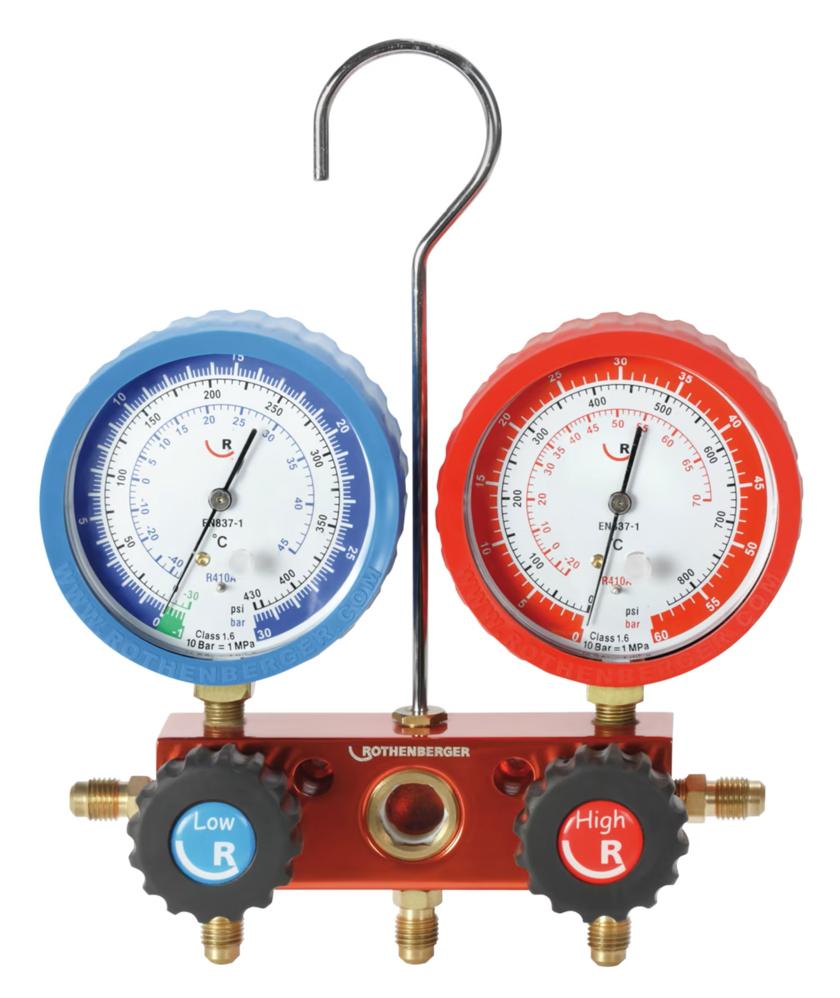 Analogt 2-vejs-Manifold sæt, II Plus, R410A-R32