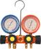 Analogt 4-vejs-manometer, 1/4 SAE