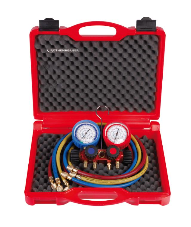 Analogt 4-vejs-manometer II PLUS, 1/4 SAE