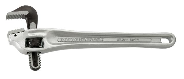 Enhånds-rørtang i aluminium, 90°, 14