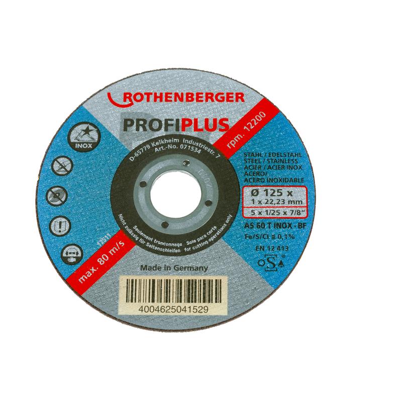 INOX Profi Plus skæreskive - 125 x 1 x 22