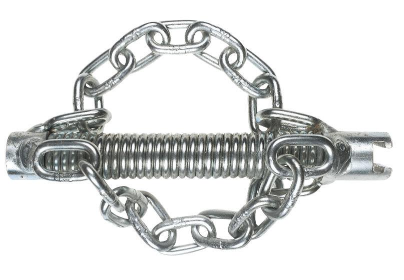 Kædeskraber med 2 kæder, 22mm Ø50