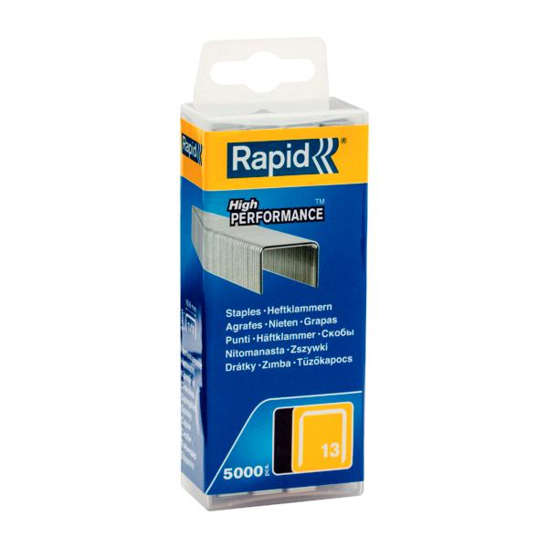 Rapid Nr. 13 fintrådshæfteklammer 14 mm, 5000 stk./pk.