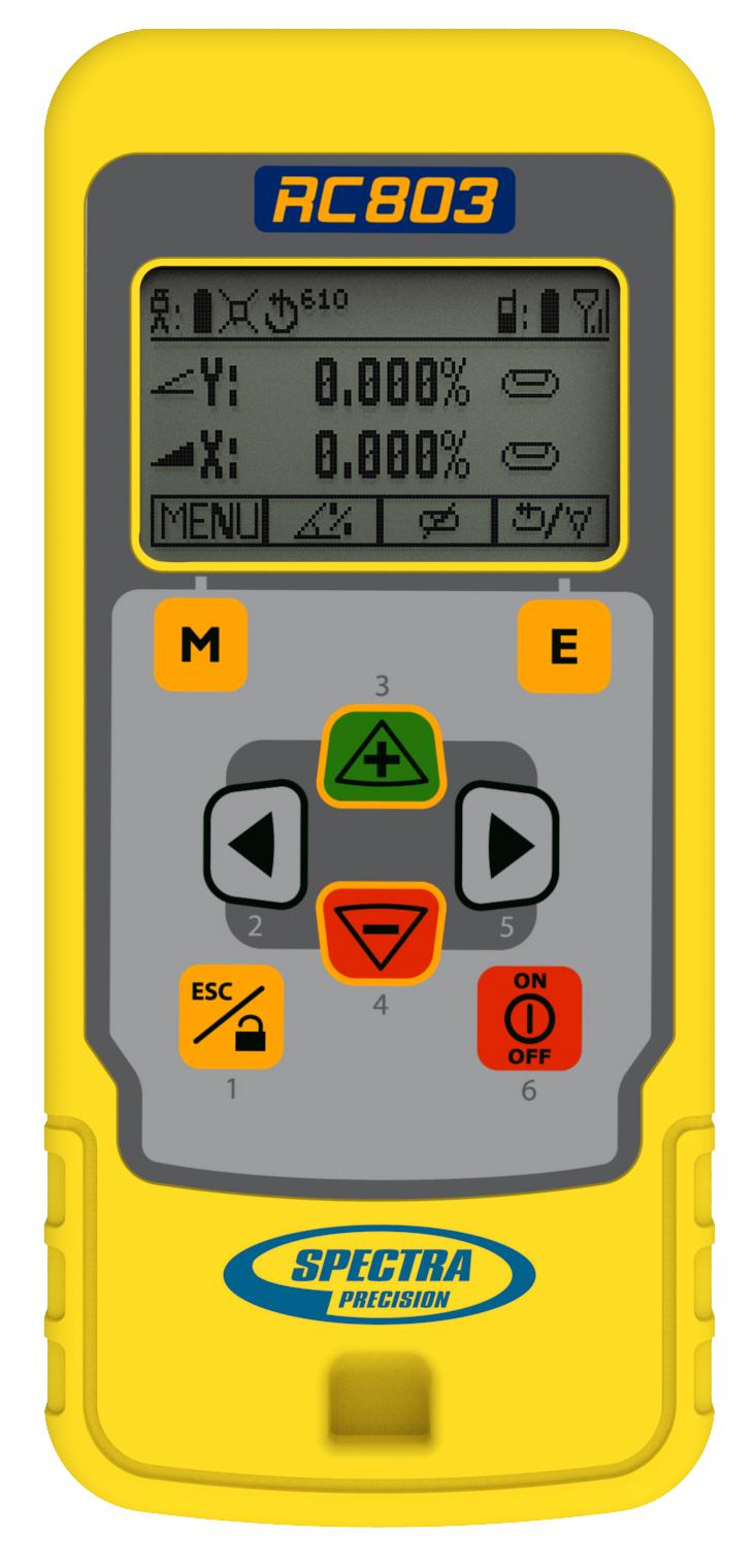RC803 fjernbetjening til DG613/DG813