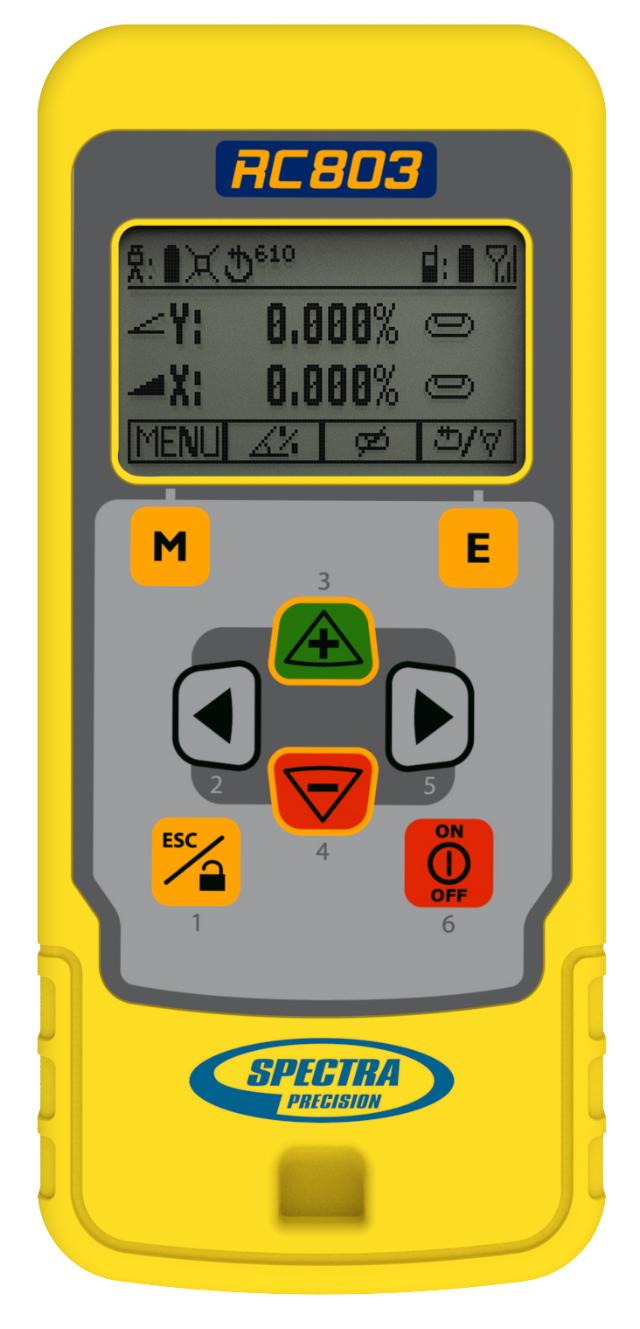 RC803 fjernbetjening til DG613/DG813
