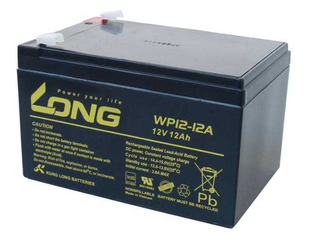 Batteri til Haaga fejemaskine 12V 12aH