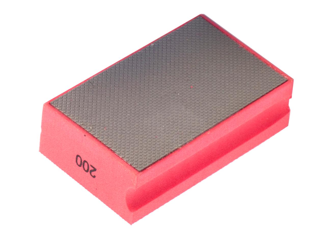 TEBO diamantslibesvamp - 55 x 27 x 98 mm - korn 200