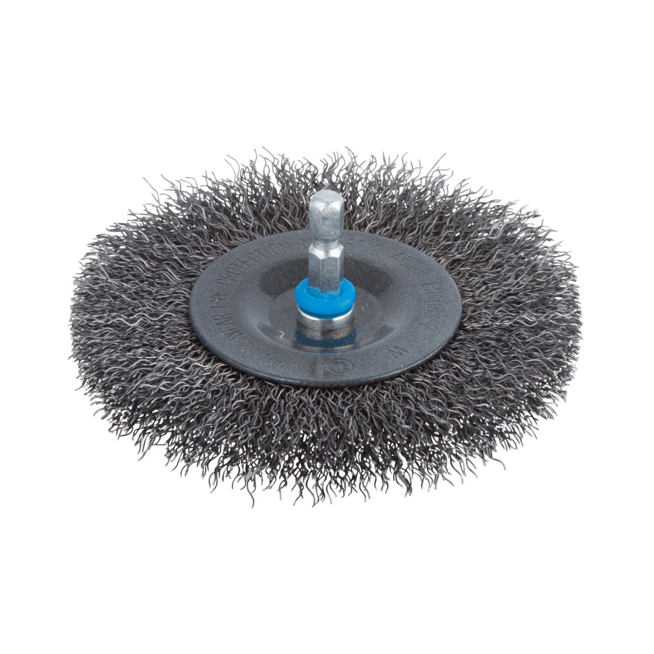 Wolfcraft, Ø100 mm x 10 mm stålbørsteskive