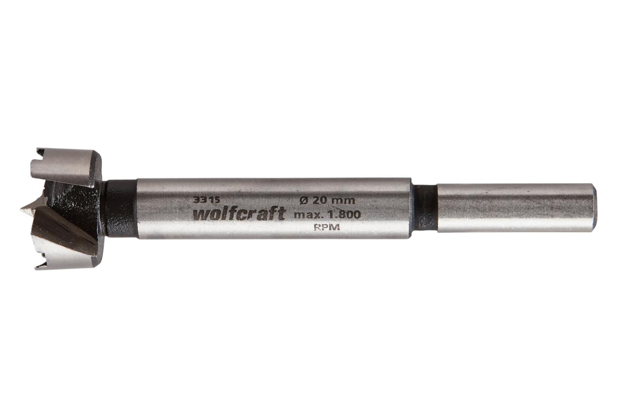 Wolfcraft - Forstnerbor Ø20 - skaft Ø8 mm
