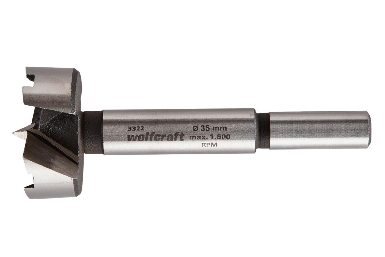Wolfcraft - Forstnerbor Ø35 - skaft Ø10 mm