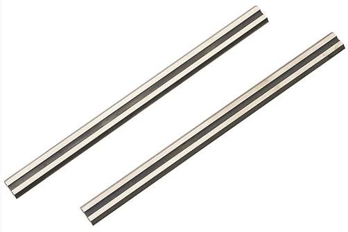 Wolfcraft - Vendbart høvlejern - 2 stk. - 1,1 x 75,5 x 5,5 mm