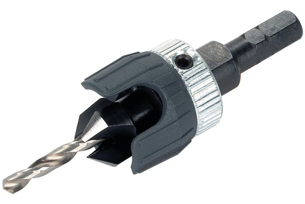 Wolfcraft - Forsænker med dybdestop Ø3,2 x 12 mm