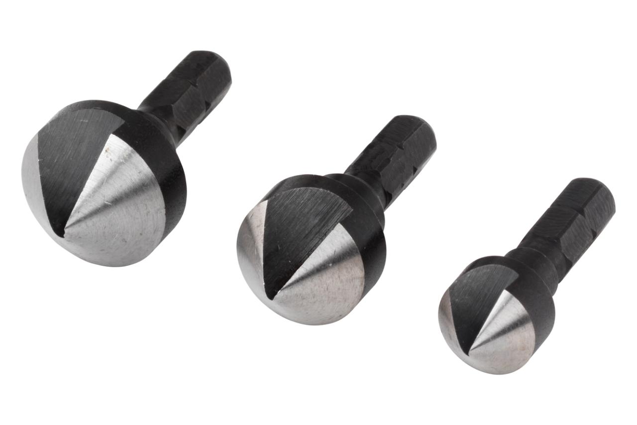 Wolfcraft Forsænkersæt 6-kant Ø12, 16, 19 mm