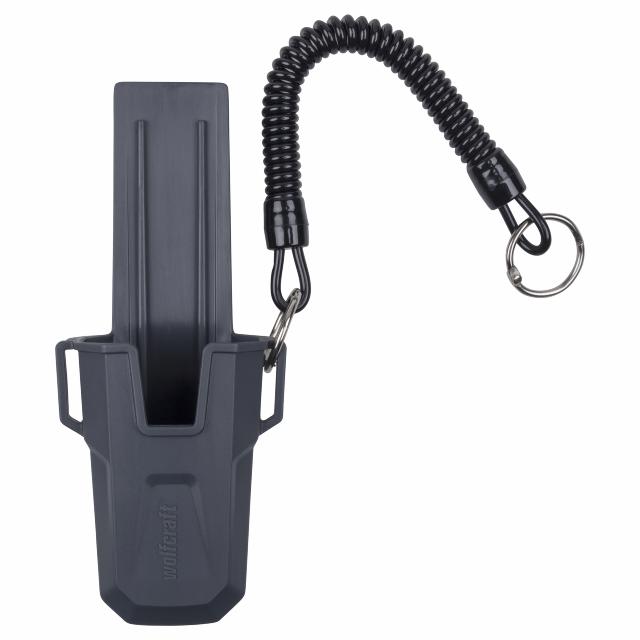 Sikkerhedskniv m/skede trapez