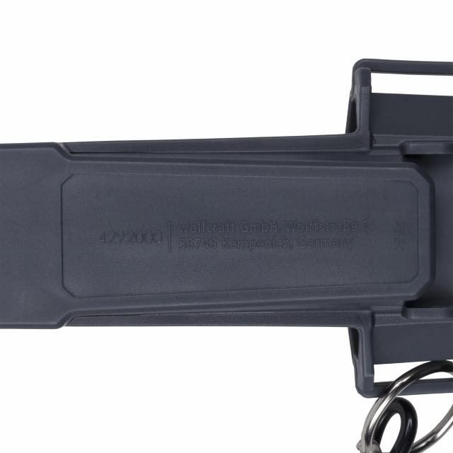 Sikkerhedskniv m/skede trapez